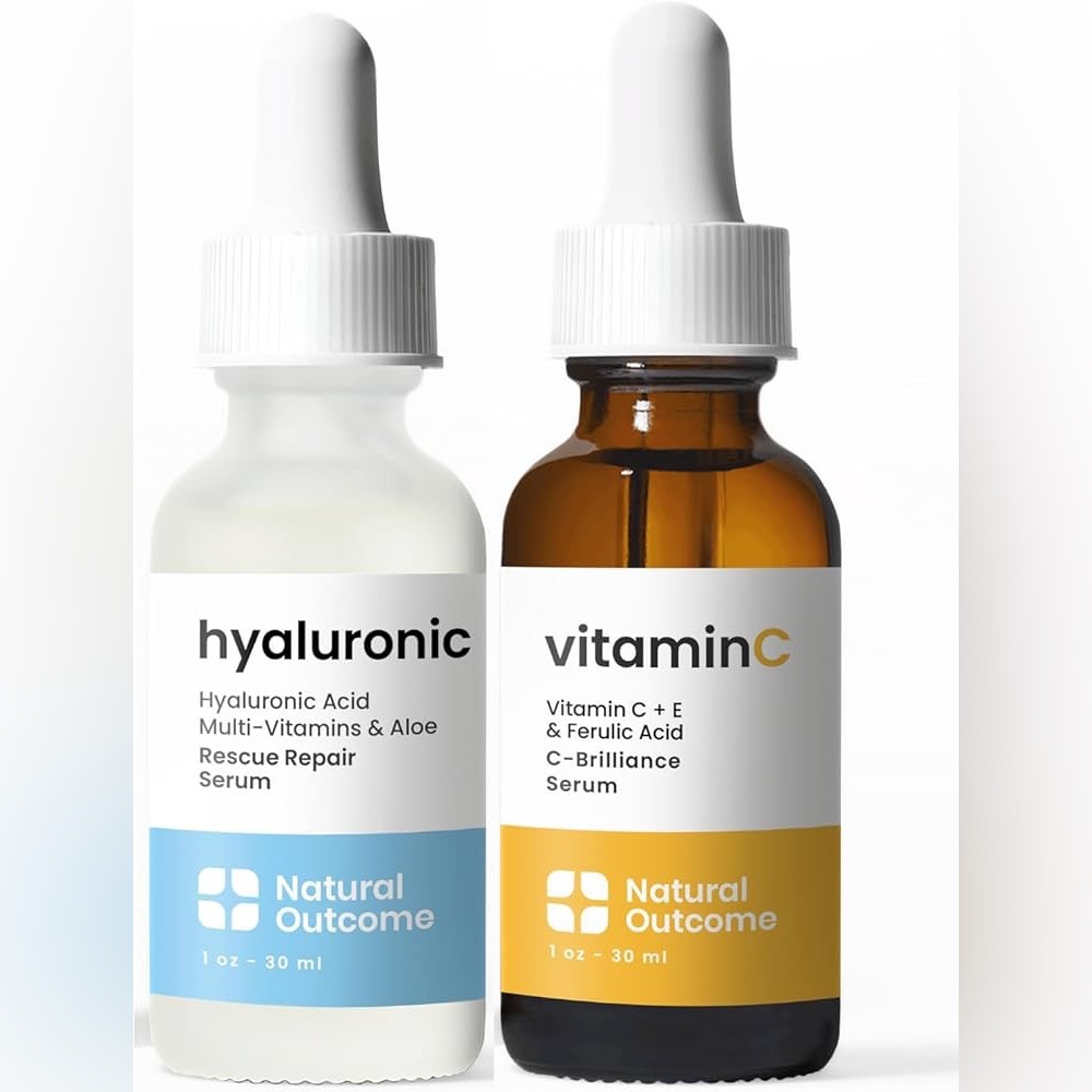 Algo Hyaluronic and Vitamin C Serum Set -designed for all skin types. ®
NWT